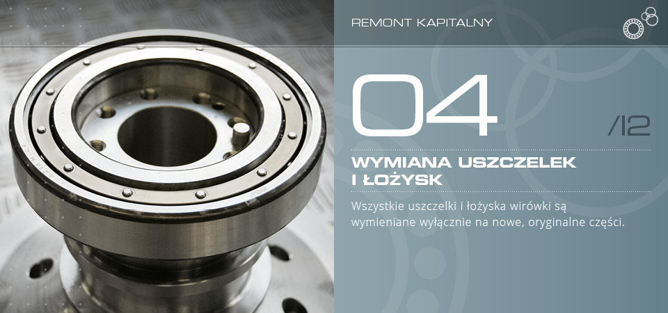 Wymiana uszczelek i łożysk