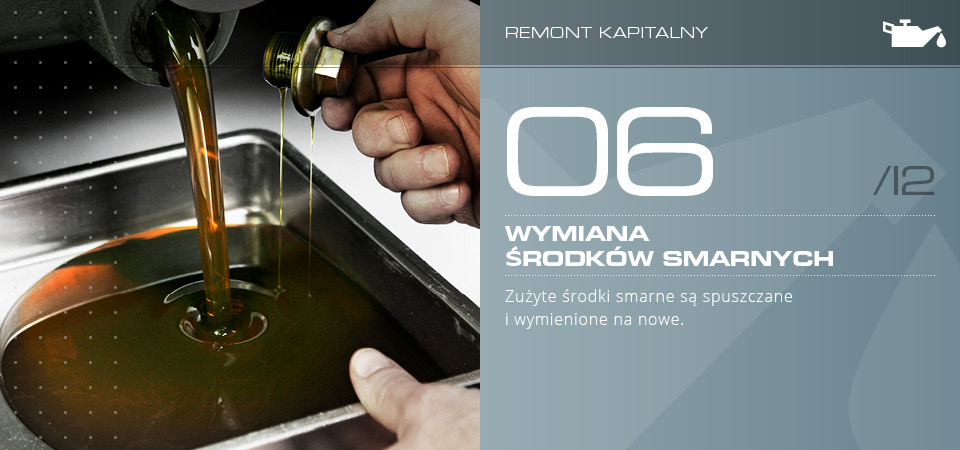 Wymiana środków smarnych