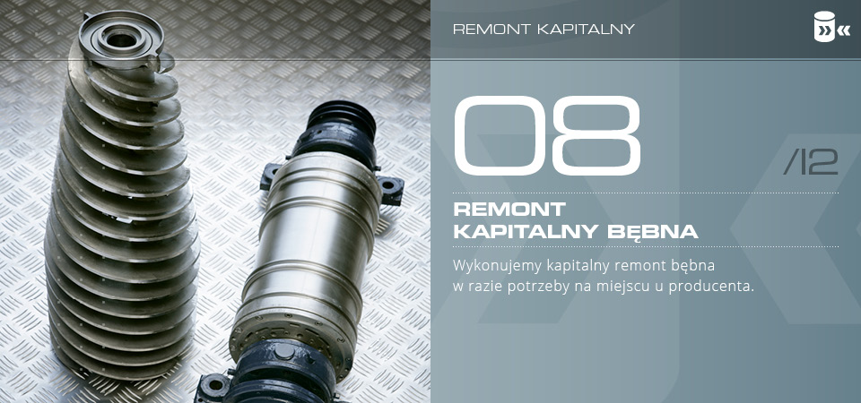 Remont kapitalny bębna