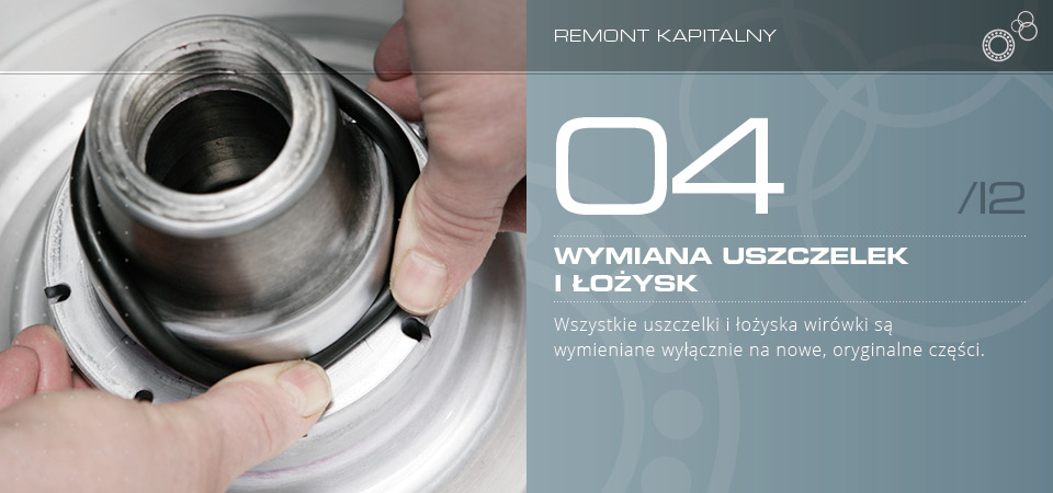 Wymiana uszczelek i łożysk