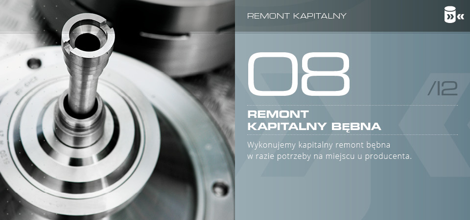Remont kapitalny bębna