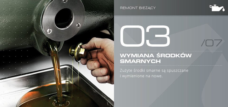 Wymiana środków smarnych